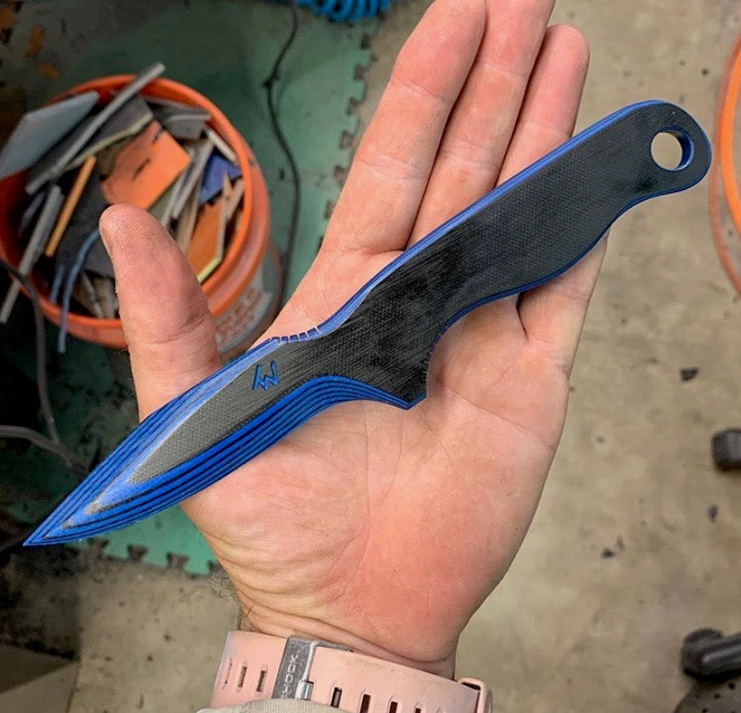 Non-Metallic Conceal Carry Knife - Fighter/Diver Spoon Belly - Mini