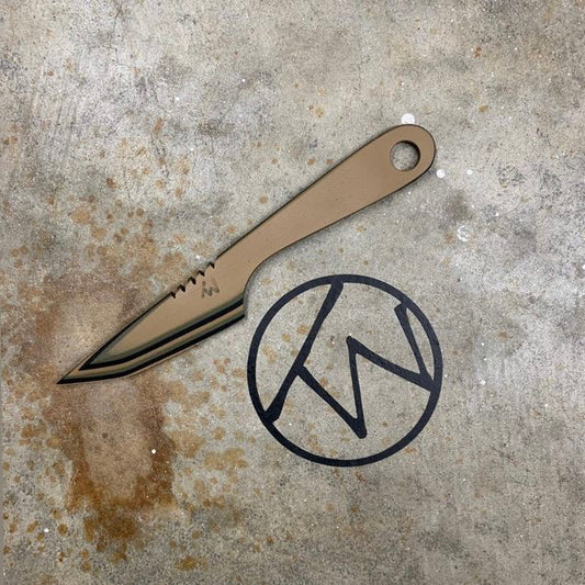 Non-Metallic Conceal Carry Knife - Pocket Defender Razorback - Tanto Blade